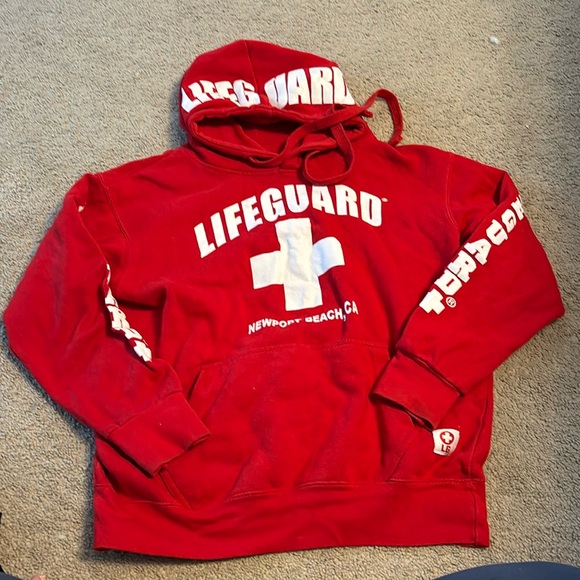 Lifeguard hoodie. Newport Beach - Picture 1 of 2